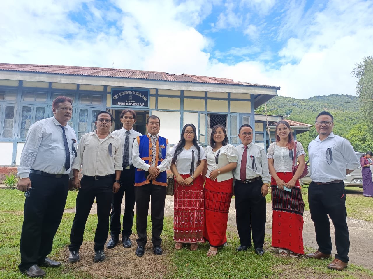 Teaching staff of Government Secondary School, Bam